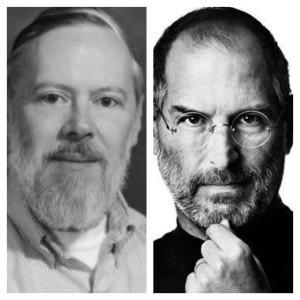 Dennis Ritchie and Steve Jobs