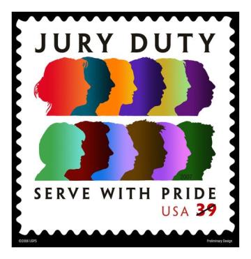Jury Duty Stamp