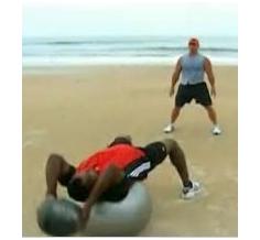 One of Vijay Singh's workout routines